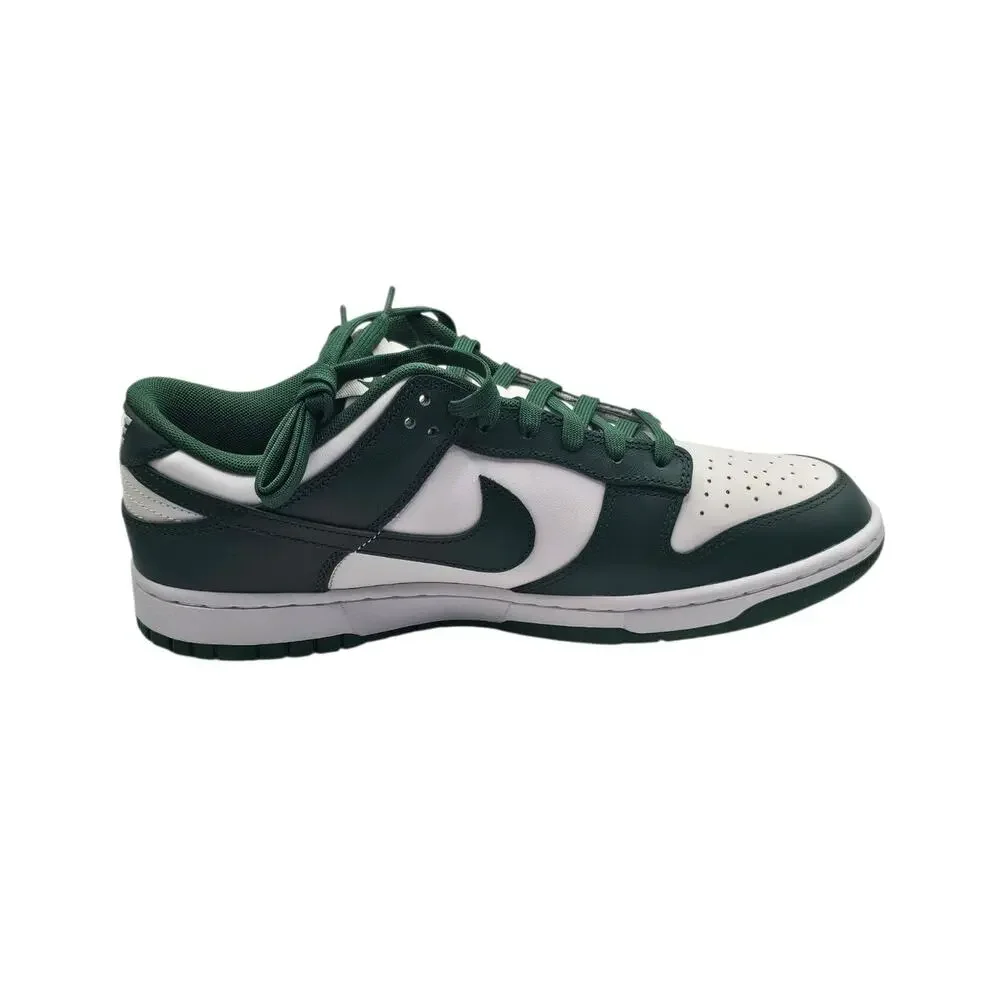 Nike Dunk Low Retro Michigan State White/Team Green Men's Size 11 NWT